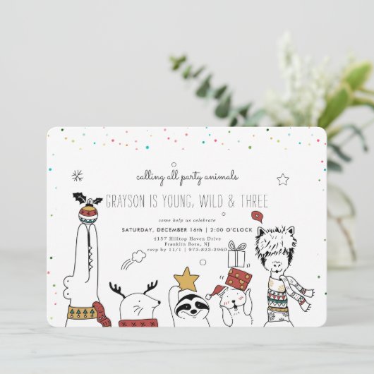 Weihnachts-Party (Stehend Vorderseite)