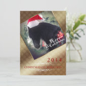 Weihnachts-Party 1 - Einladungskarte Einladung (Stehend Vorderseite)