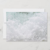 Weihnachts-Party am Strand Einladung (Rückseite)