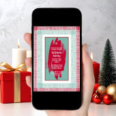 Weihnachts-Party Ansammlung Star Einladung