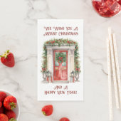 Weihnachts-Party auf Zuhause Serviette (Beispiel)