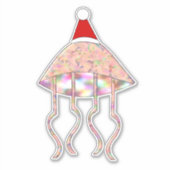 Weihnachts-Party Aufkleber (Vorderseite)