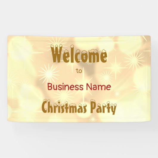 Weihnachts-Party Banner (Horizontal)