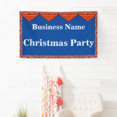 Weihnachts-Party Banner Red Bandana (Insitu)