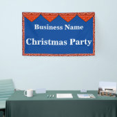 Weihnachts-Party Banner Red Bandana (Messeveranstaltung)