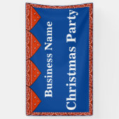 Weihnachts-Party Banner Red Bandana (Vertikal)
