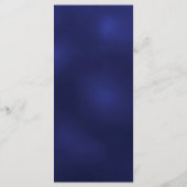 Weihnachts-Party-Blauer Gnome Nordic Menü Menükarte (Rückseite)