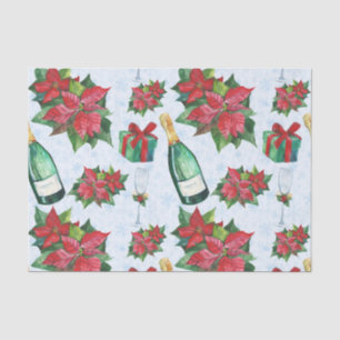Weihnachts-Party Champagne Seidenpapier