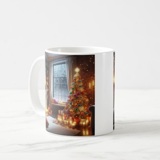Weihnachts-Party Classic, 11 oz Kaffeetasse (Vorderseite Links)