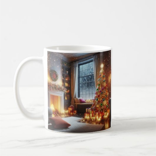 Weihnachts-Party Classic, 11 oz Kaffeetasse (Links)