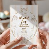 Weihnachts-Party | Cocktails und Ornamente Einladung