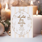 Weihnachts-Party | Cocktails und Ornamente Einladung