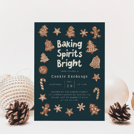 Weihnachts-Party-Cookie-Austausch Einladung