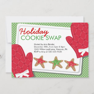 Weihnachts-Party Cookie Exchange Einladungen