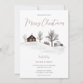 Weihnachts-Party Corporate / Familie Frohe Weihnac Einladung (Vorderseite)