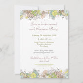 Weihnachts-Party Corporate Work Business Einladung (Rückseite)