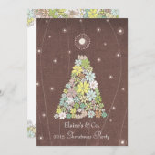 Weihnachts-Party Corporate Work Business Einladung (Vorne/Hinten)