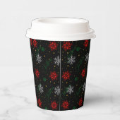 Weihnachts-Party-Cups Größe: 8oz Paper Cup mit Lid Pappbecher (Rechts)