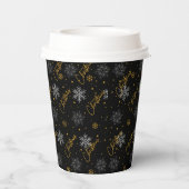 Weihnachts-Party-Cups Größe: 8oz Paper Cup mit Lid Pappbecher (Rückseite)