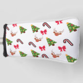 Weihnachts-Party-Dekorationsmuster Golf Headcover (Vorderseite)