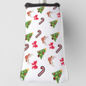 Weihnachts-Party-Dekorationsmuster Golf Headcover (Rotieren 90)
