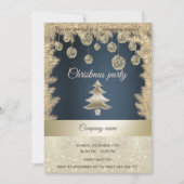 Weihnachts-Party der Goldmedaille Einladung (Vorderseite)