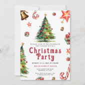 Weihnachts-Party Einladung (Vorderseite)