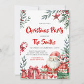 Weihnachts-Party Einladung (Vorderseite)