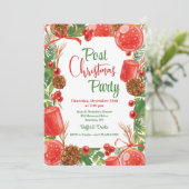 Weihnachts-Party Einladung (Stehend Vorderseite)