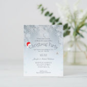 Weihnachts-Party Einladung (Stehend Vorderseite)