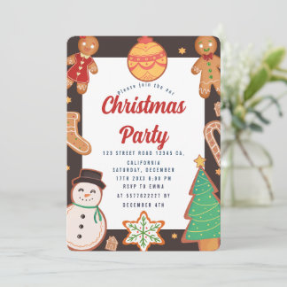 Weihnachts-Party Einladung