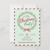 Weihnachts-Party Einladung (Vorderseite)