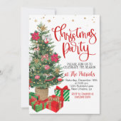 Weihnachts-Party Einladung (Vorderseite)