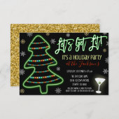 Weihnachts-Party Einladung (Vorne/Hinten)