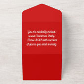 Weihnachts-Party Einladung (Außenbereich)