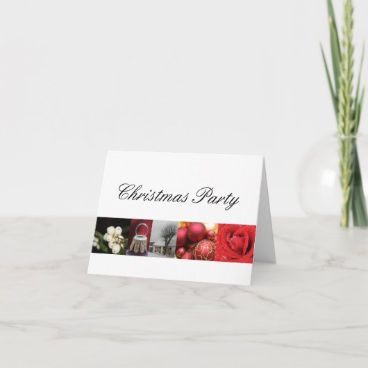 Weihnachts-Party Einladung (Vorderseite)