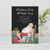 Weihnachts-Party Einladung (Stehend Vorderseite)