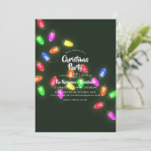 Weihnachts-Party Einladung (Stehend Vorderseite)
