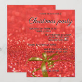 Weihnachts-Party Einladung (Vorne/Hinten)