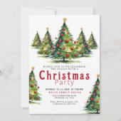 Weihnachts-Party Einladung (Vorderseite)