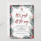 Weihnachts-Party Einladung (Vorderseite)