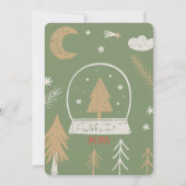 Weihnachts-Party Einladung (Rückseite)