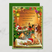 Weihnachts-Party Einladung (Vorne/Hinten)