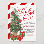 Weihnachts-Party Einladung (Vorne/Hinten)