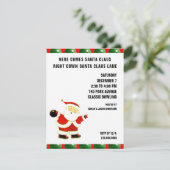 Weihnachts-Party Einladung (Stehend Vorderseite)