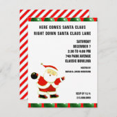 Weihnachts-Party Einladung (Vorne/Hinten)