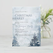 Weihnachts-Party Einladung (Stehend Vorderseite)