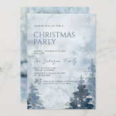 Weihnachts-Party Einladung (Vorne/Hinten)