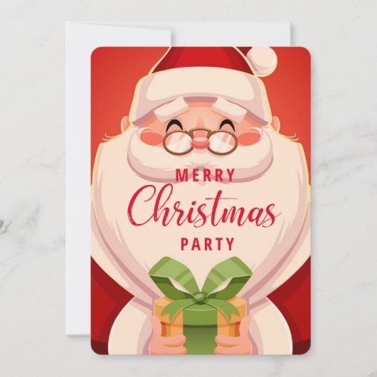 Weihnachts-Party Einladung (Vorderseite)