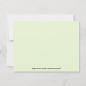 Weihnachts-Party Einladung (Rückseite)